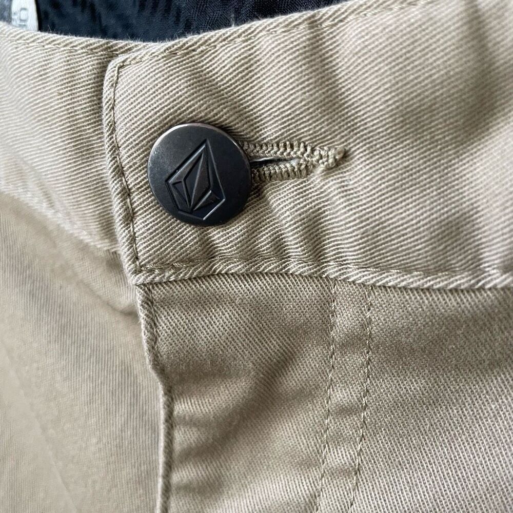 Volcom Taupe Tan Twill Shorts 30 x 9.5 - Picture 5 of 6
